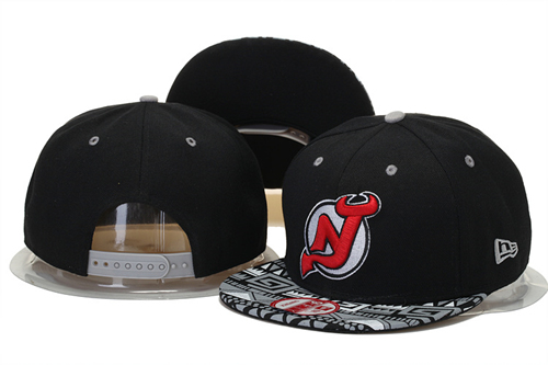 NHL New Jersey Devils NE Snapback Hat #03